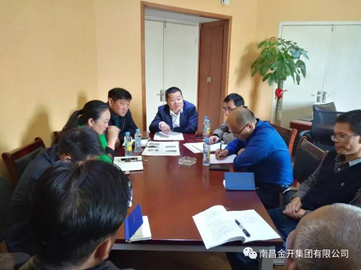 金开集团董事长胡顺明莅临市政公司调研指导工作