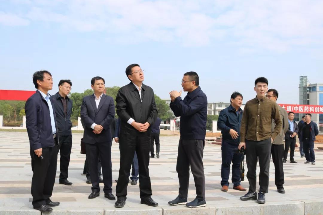 国家开发银行江西省分行行长吴迪一行前往中医药科创城调