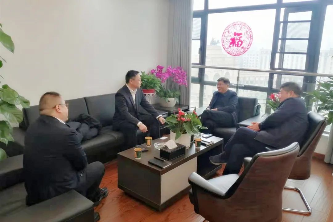 上海隧道工程股份有限公司来访金开集团交流座谈