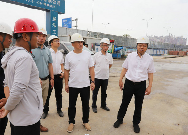 李茶根调研集团重点项目建设推进情况