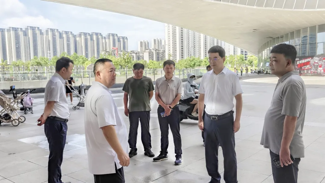 贺敏赴经开文体中心开展实地调研